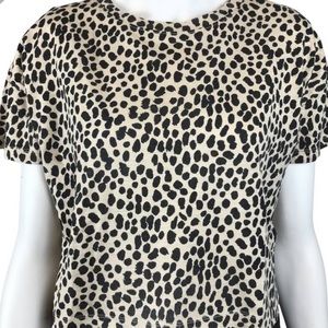 Banana Republic Leopard Slub Tee